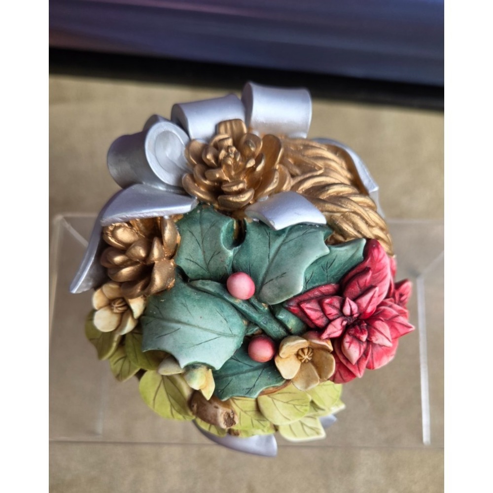 HARMONY KINGDOM Lord Byron's Bouquets "Christmas Bouquet", Vintage w/ Box - Picture 6 of 10